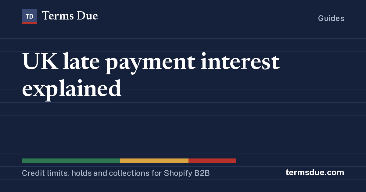 UK late payment interest explained
